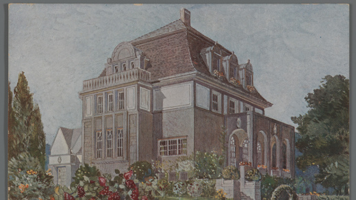 Postkarte Oberhessisches Haus IM 1378 1 DG Eigenbestand IM Schuster